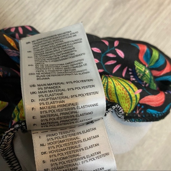 ADIDAS NEO Neon Graphic Print Leggings - 2XS - Picture 6 of 6